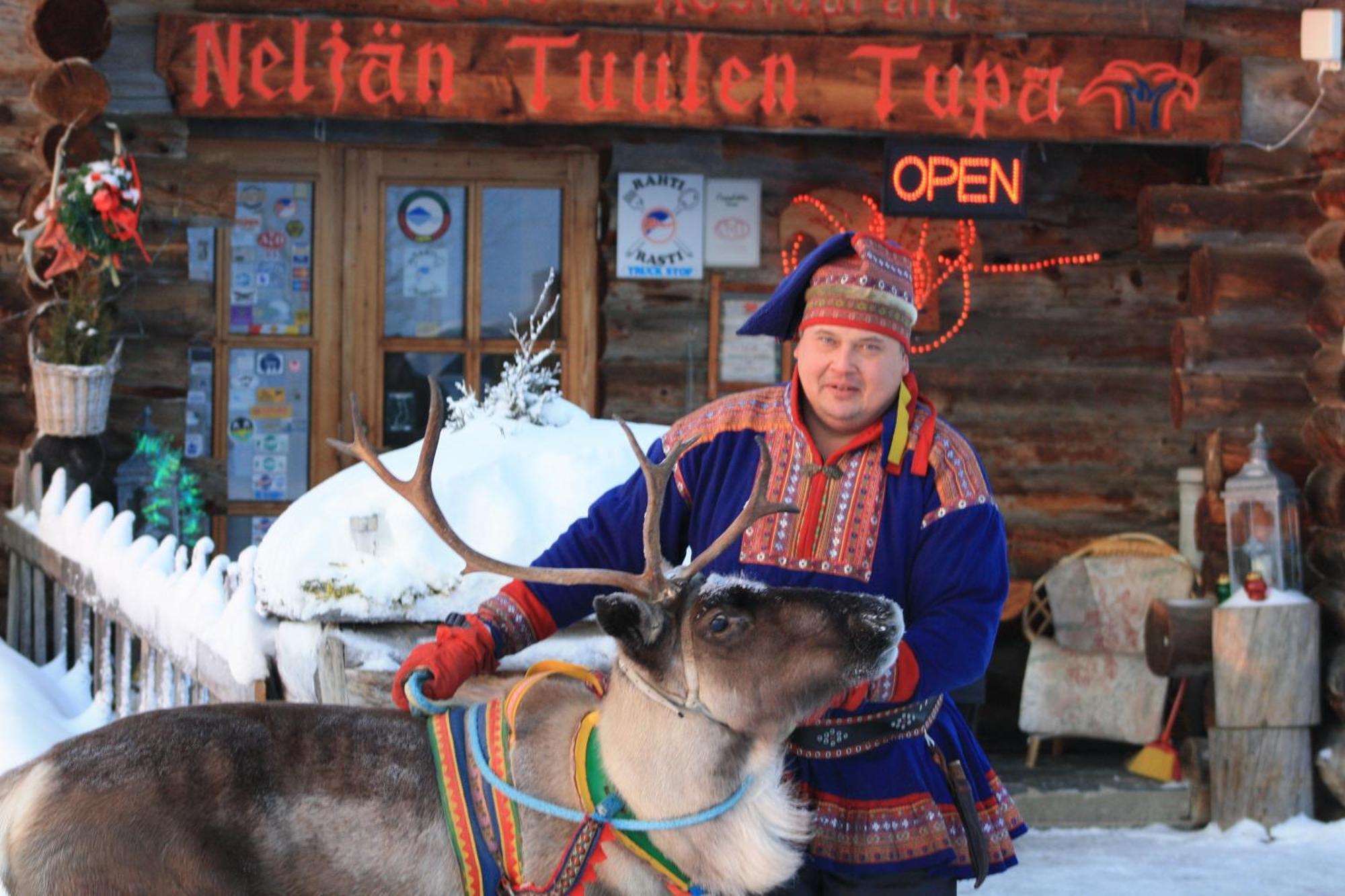 Neljaen Tuulen Tupa Bed & Breakfast Kaamanen ภายนอก รูปภาพ