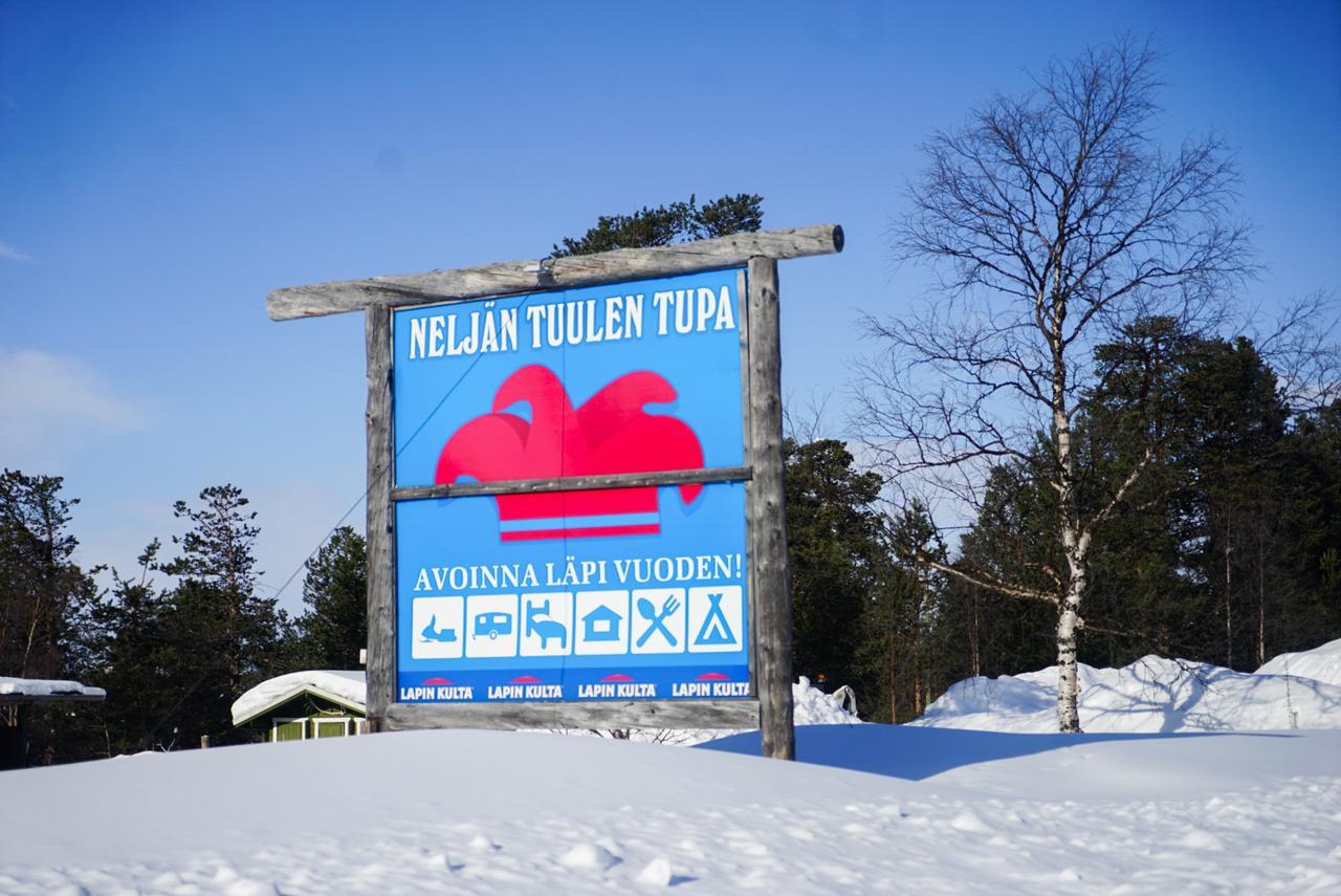 Neljaen Tuulen Tupa Bed & Breakfast Kaamanen ภายนอก รูปภาพ